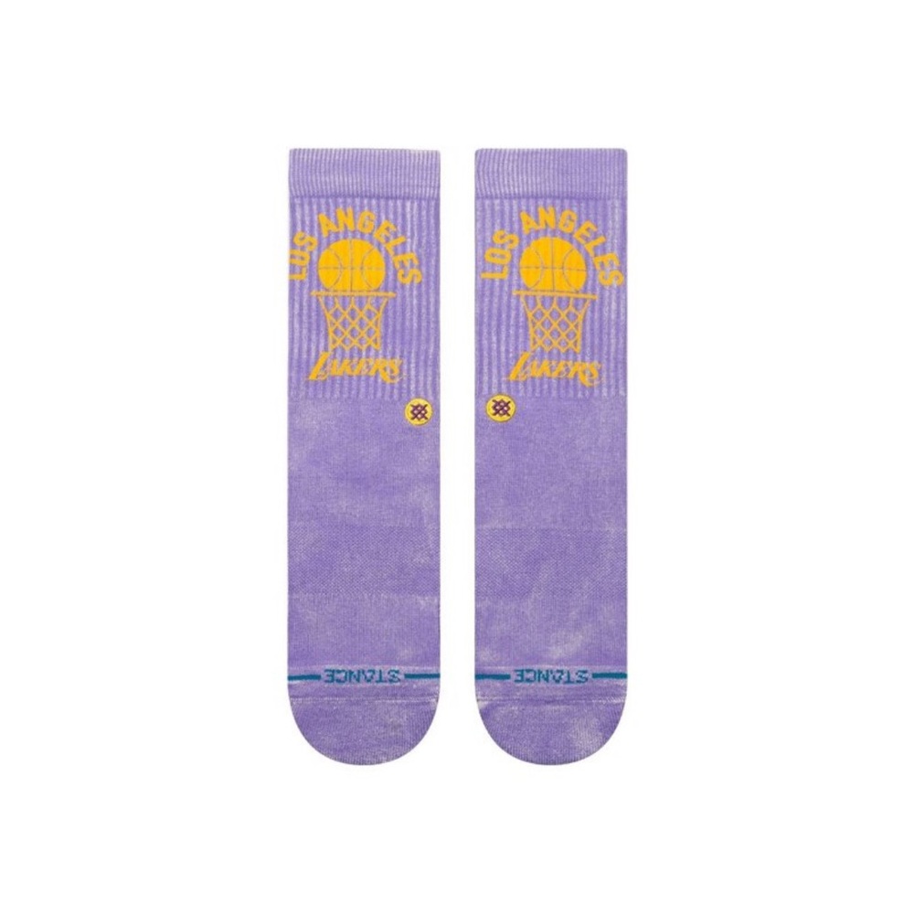 Stance NBA Los Angeles Lakers Vintage Purple Socks NWT - Picture 5 of 11